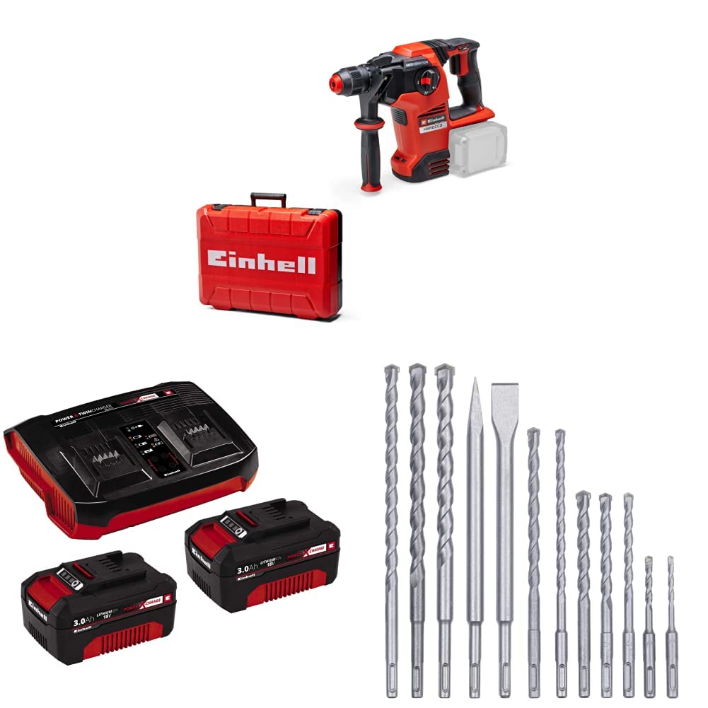 Einhell Akku-Bohrhammer HEROCCO 36/28 Power X-Change (36 V, 3.2 Joule, 4 Funktionen, Brushless, SDS