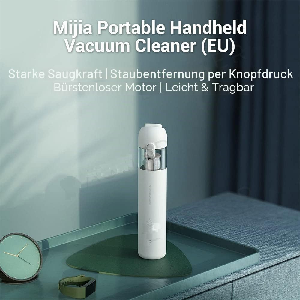 XIAOMI Mi Vacuum Cleaner Mini Odkurzacz Bezprzewodowy, Biały, 40W 10.8V Vacuum Cleaner Mini (EU Vers
