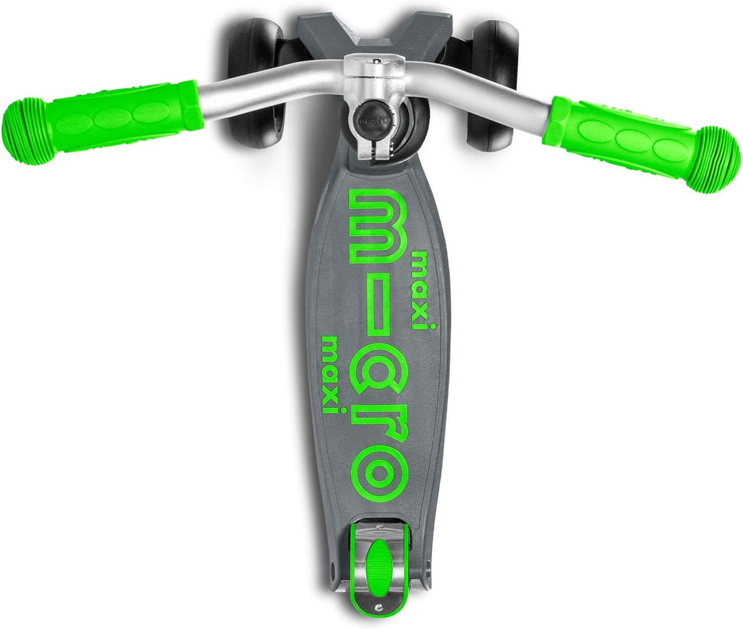 Micro Kickboard Maxi Deluxe Pro Kick Scooter - Glattgleiter, 3 Räder, neigbares Design mit fetten un