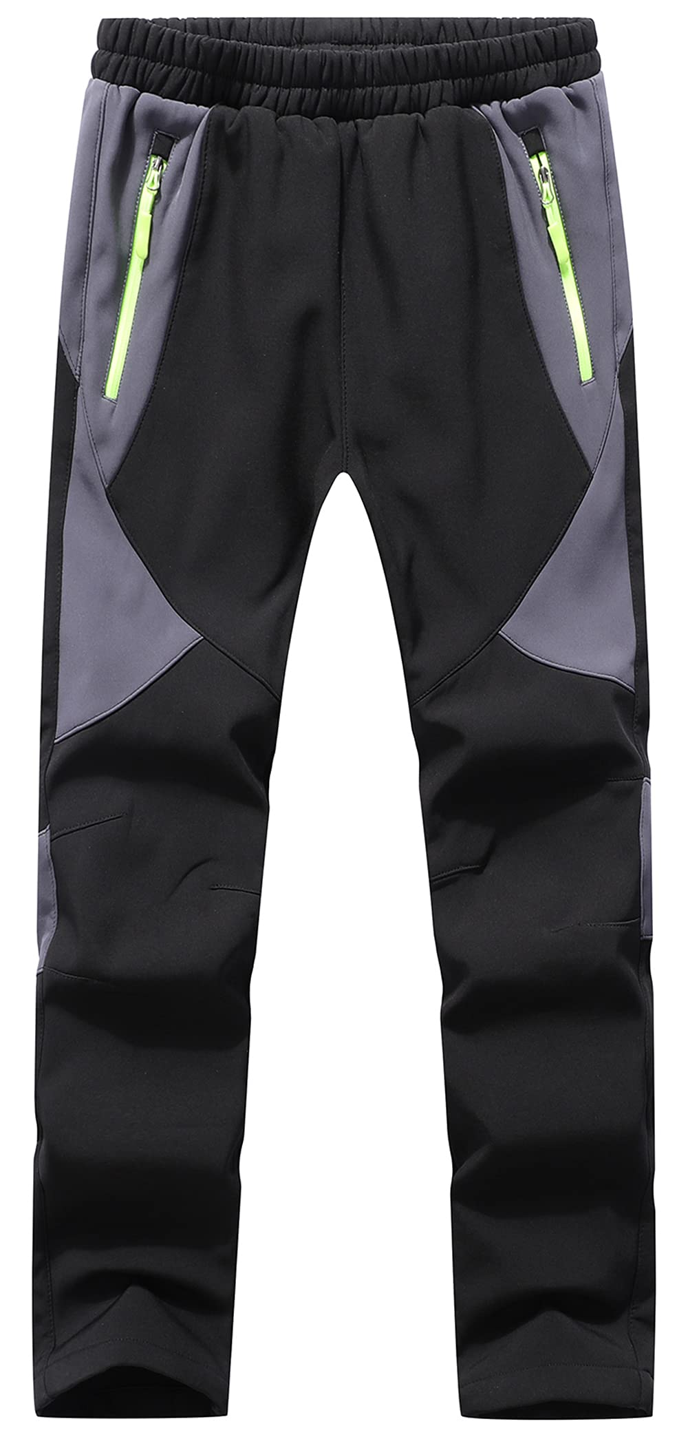 DAFENP Kinder Softshellhose Skihose Warm Gefüttert Thermohose Winter Wasserdicht Winddicht Schneehos