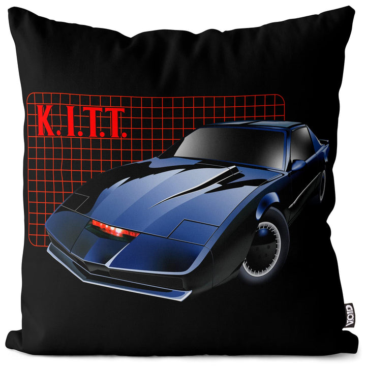 VOID K.I.T.T. Kissenbezug Kissenhülle Polyester wasserfest Outdoor Michael Knight 2000 Black Rider,