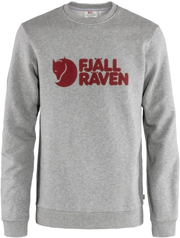 Fjällräven Herren Logo Sweater XL Grey-melange, XL Grey-melange