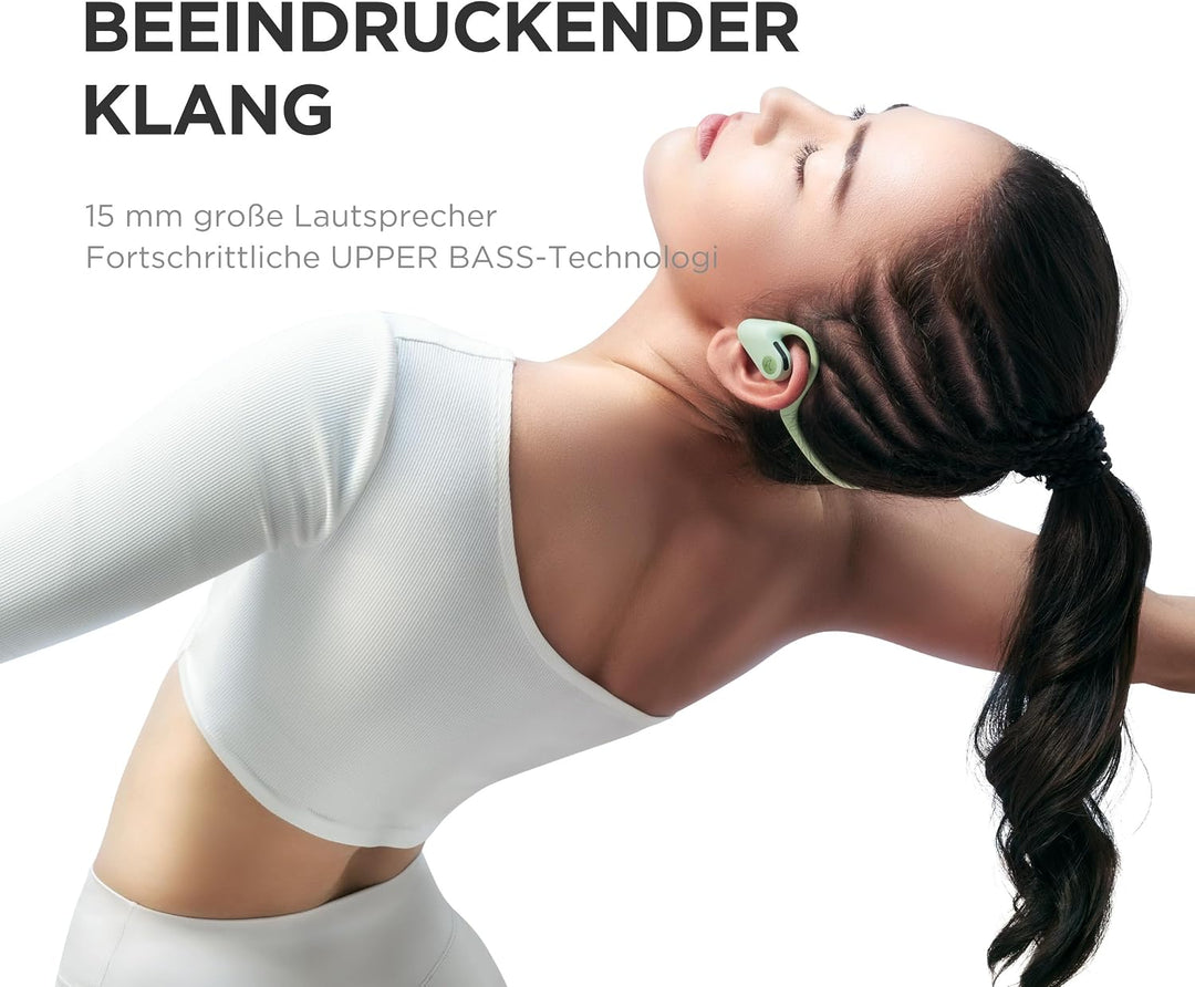 Libratone UP Open-Ear Kopfhörer (Bluetooth 5.2, IP57 Spritzwasserschutz, 8h Akku, Schnellladung, 15