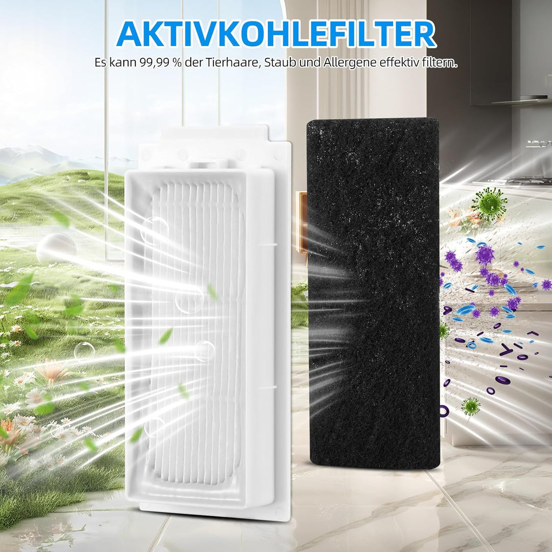 25 Stück Zubehörset für Ecovacs Deebot T30 Omni / T30 Pro Omni / T30 Saugroboter, Ersatzubehör 2 Ant