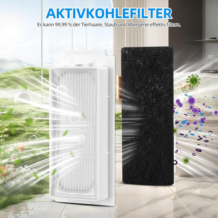 25 Stück Zubehörset für Ecovacs Deebot T30 Omni / T30 Pro Omni / T30 Saugroboter, Ersatzubehör 2 Ant