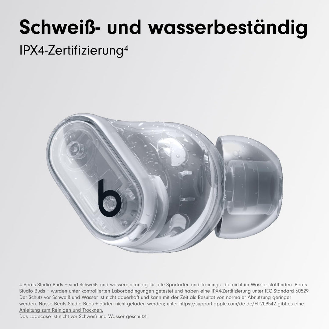 Beats Studio Buds + | Komplett kabellose Noise Cancelling In-Ear Kopfhörer, verbesserte Apple & Andr