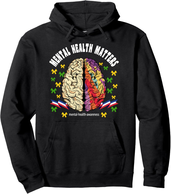 Psychische Gesundheit ist wichtig Bewusstsein für psychische Gesundheit Gehirnunterstützung Pullover