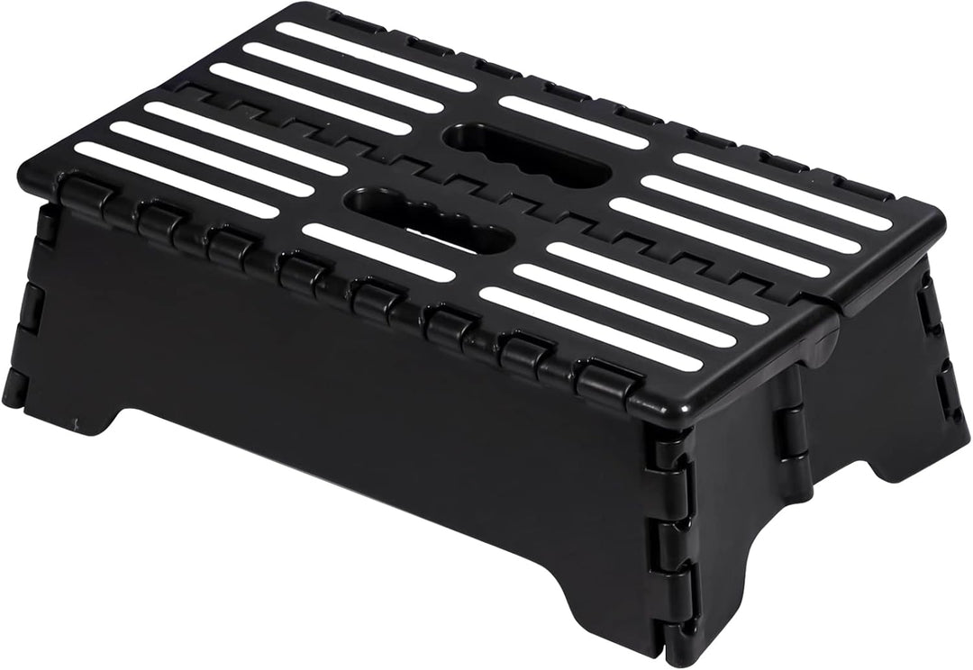 Rutschfester Klapphocker, Tritthocker |bis 100kg |38x22x13cm Tragbarer Faltbarer Aufstiegshilfer Hoc