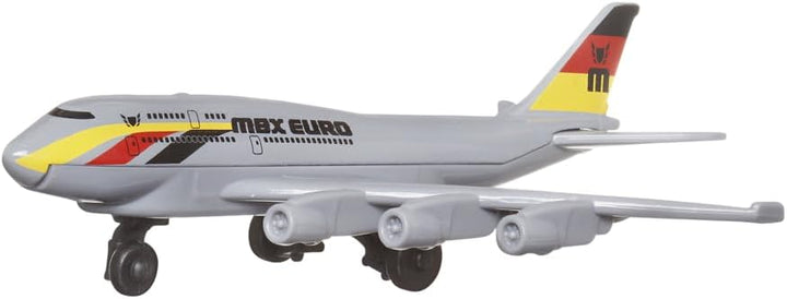 Matchbox Sammlerstück Druckguss Metall Sky Busters MBX 6-2 Airliner Flugzeug - HVM39 - Silber Passag