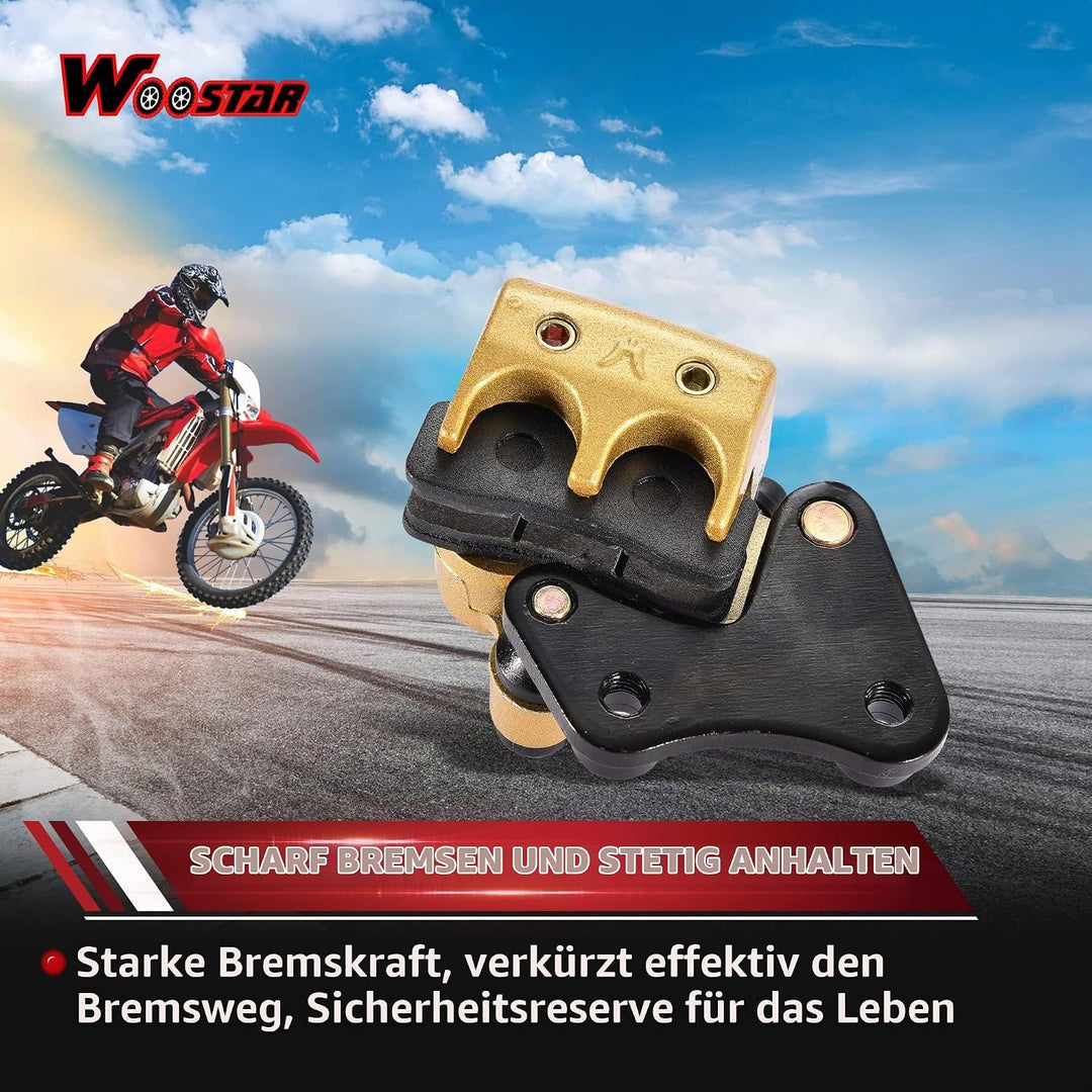 WOOSTAR Hydraulische Bremssattel Vorne Ersatz für 90ccm 110ccm 125ccm Taotao Peace SSR SDG Lifan Dir
