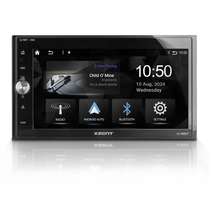 XZENT X-527 – 2-Din Autoradio, Multimediasystem mit 6,75“/17,1 cm Touchscreen, Mediencenter mit DAB+
