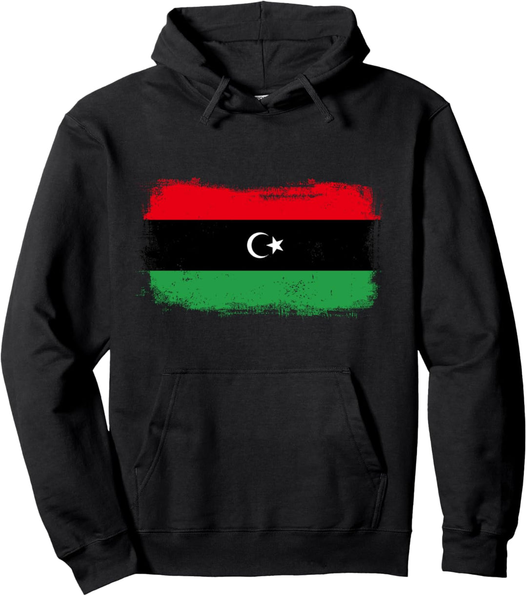 Libyen Libysche Nationalflagge Pullover Hoodie