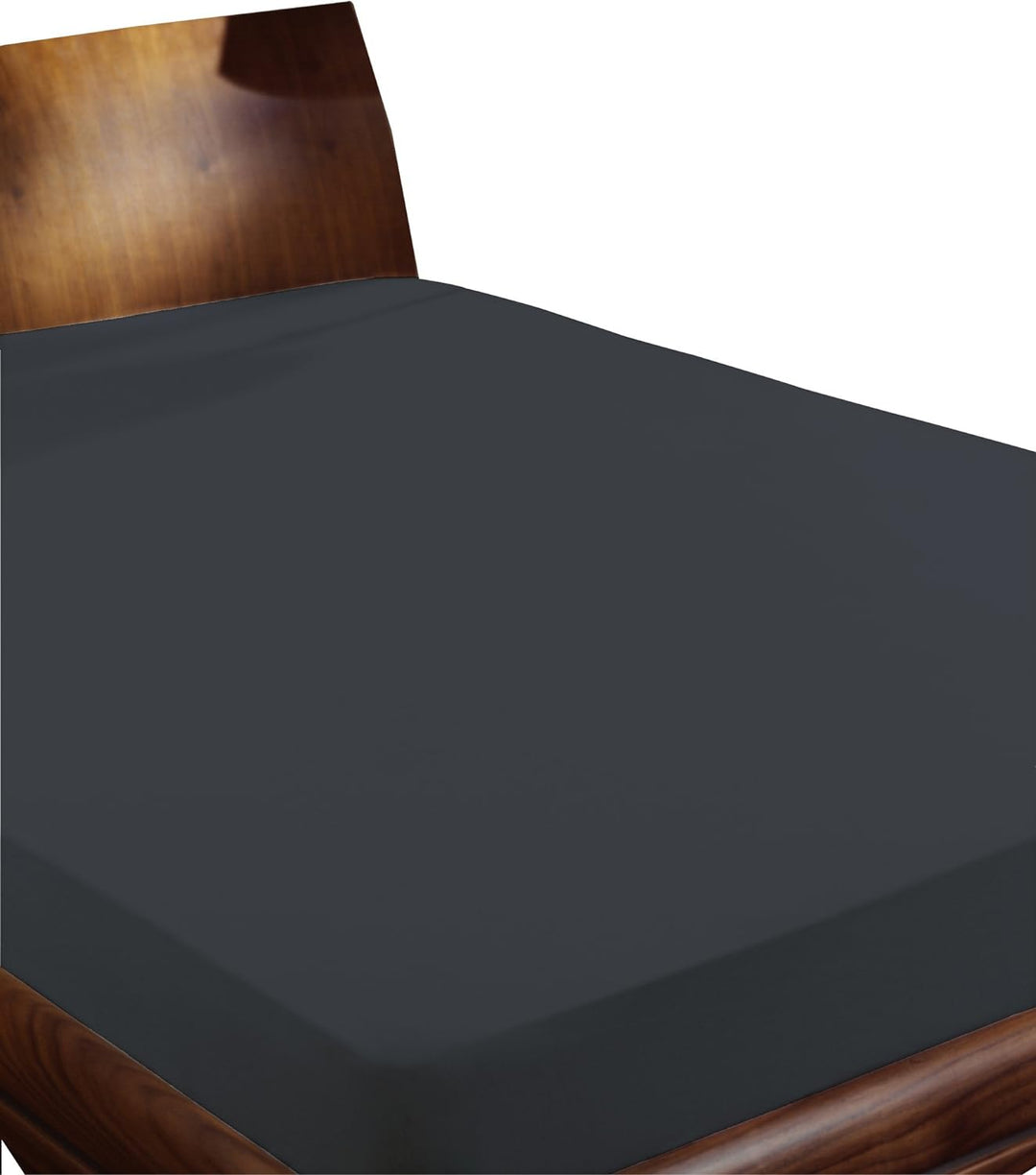 Primera Spannbettlaken Mako Satin 100% Baumwolle Ecru 140-160 x 200 cm, Ecru 140-160 x 200 cm