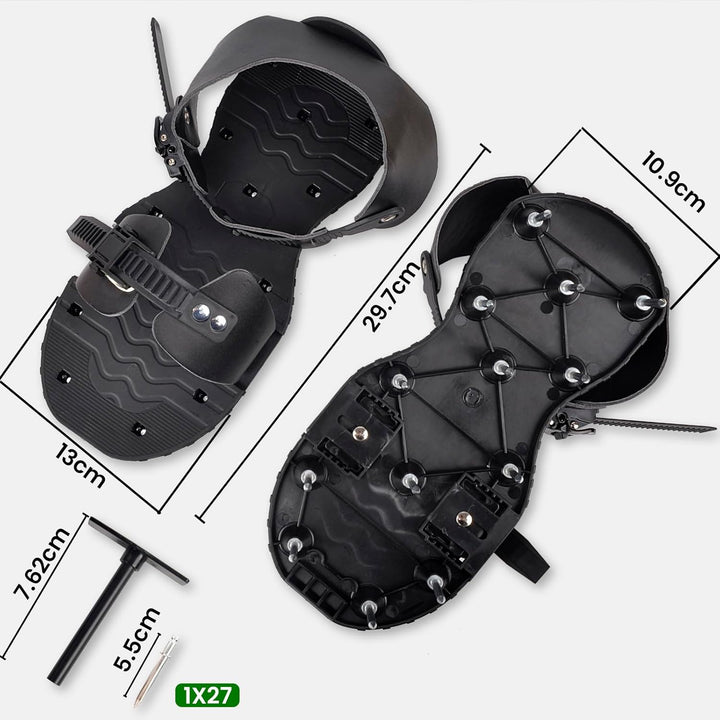 Nagelschuhe Rasenlüfter Schuhe Für Rasen Aerifizierer - Rasenbelüfter Vertikutierer Für Belüften Lüf