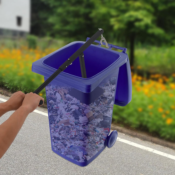 Müllpresse für Zuhause Mülltonnen Presse Verdichter Müllverdichter aus Eisen, Manuelle Mülleimer Pre