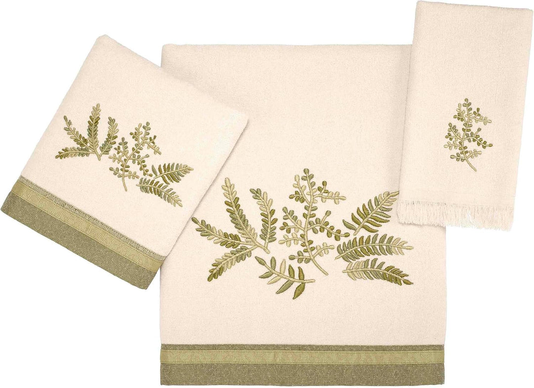 Avanti Linens Greenwood 17372IVR Handtuch, elfenbeinfarben Elfenbeinfarben Hand, Elfenbeinfarben Han