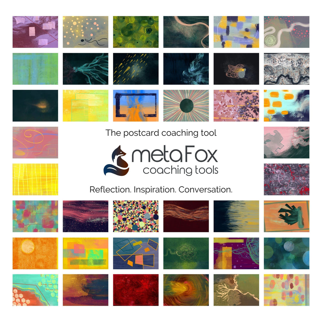 metaFox Galerie der Gefühle | 52 abstrakte Gefühlskarten für Therapie, Coaching und Reflexion | Hoch
