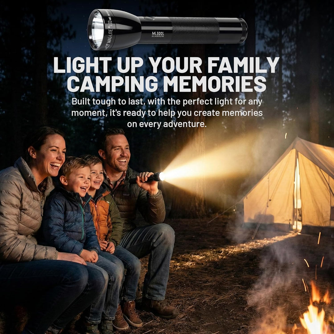 Maglite ML300L LED 3-Zellen D Display Box Rot, Rot