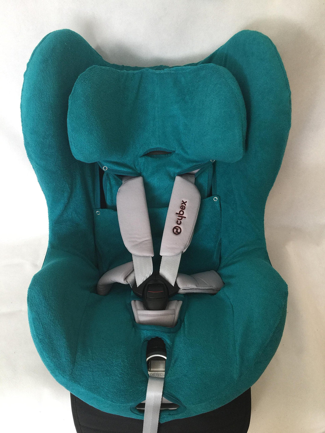 Sommerbezug Schonbezug für Cybex Sirona und Sirona plus Frottee 100% Baumwolle petrol + Bezug für de