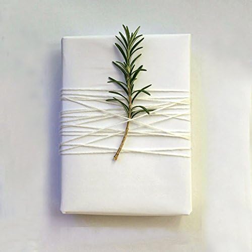 RUSPEPA Weiss Kraftpapier - Natürliches Recyclingpapier, Kraftpapierrolle Ideal für Kunsthandwerk, K