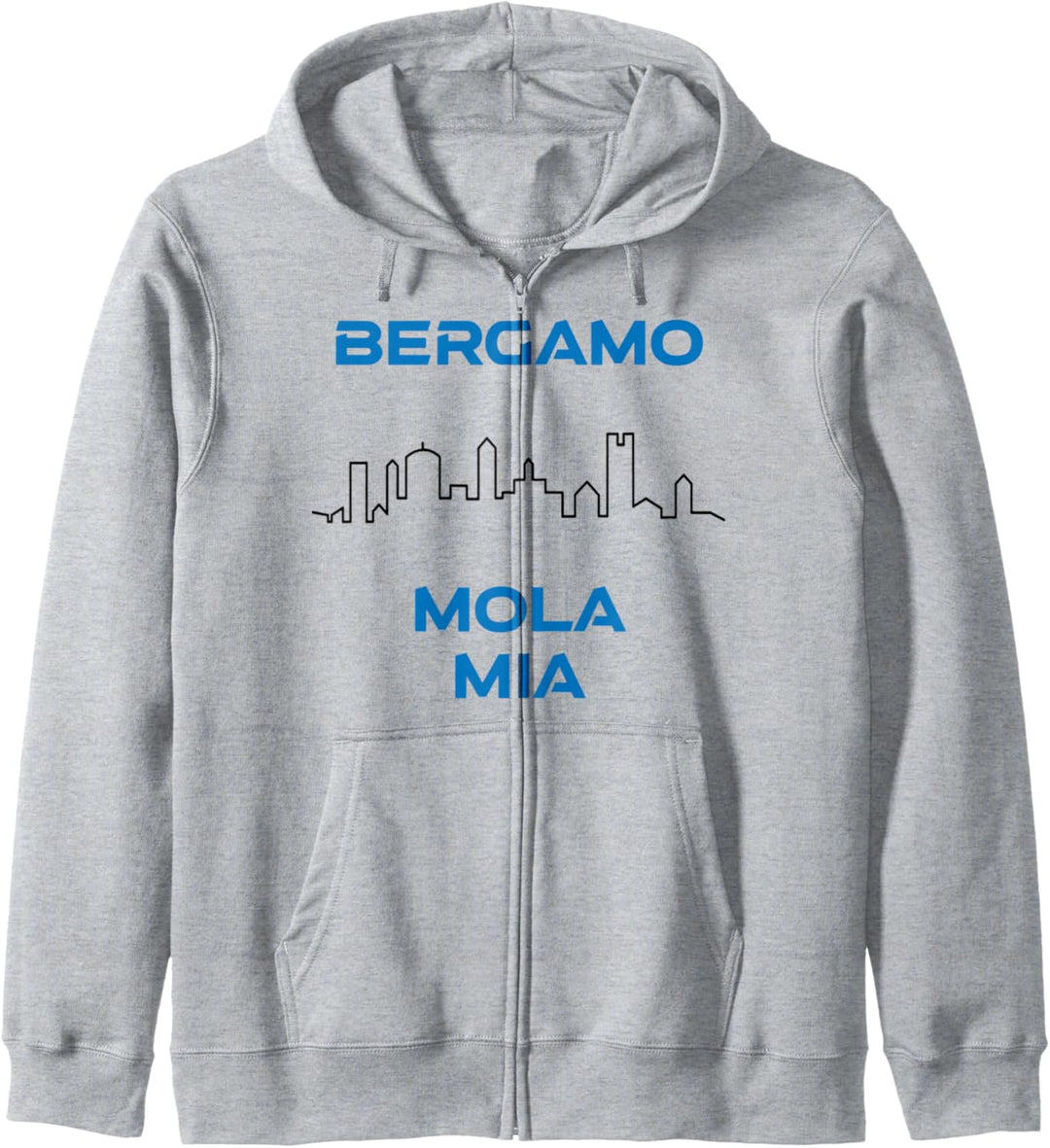 BERGAMO a mola mia BERGAMASCA calcio Kapuzenjacke