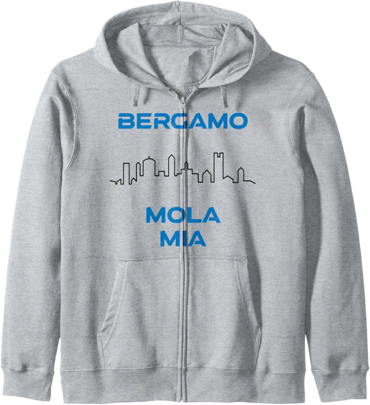 BERGAMO a mola mia BERGAMASCA calcio Kapuzenjacke