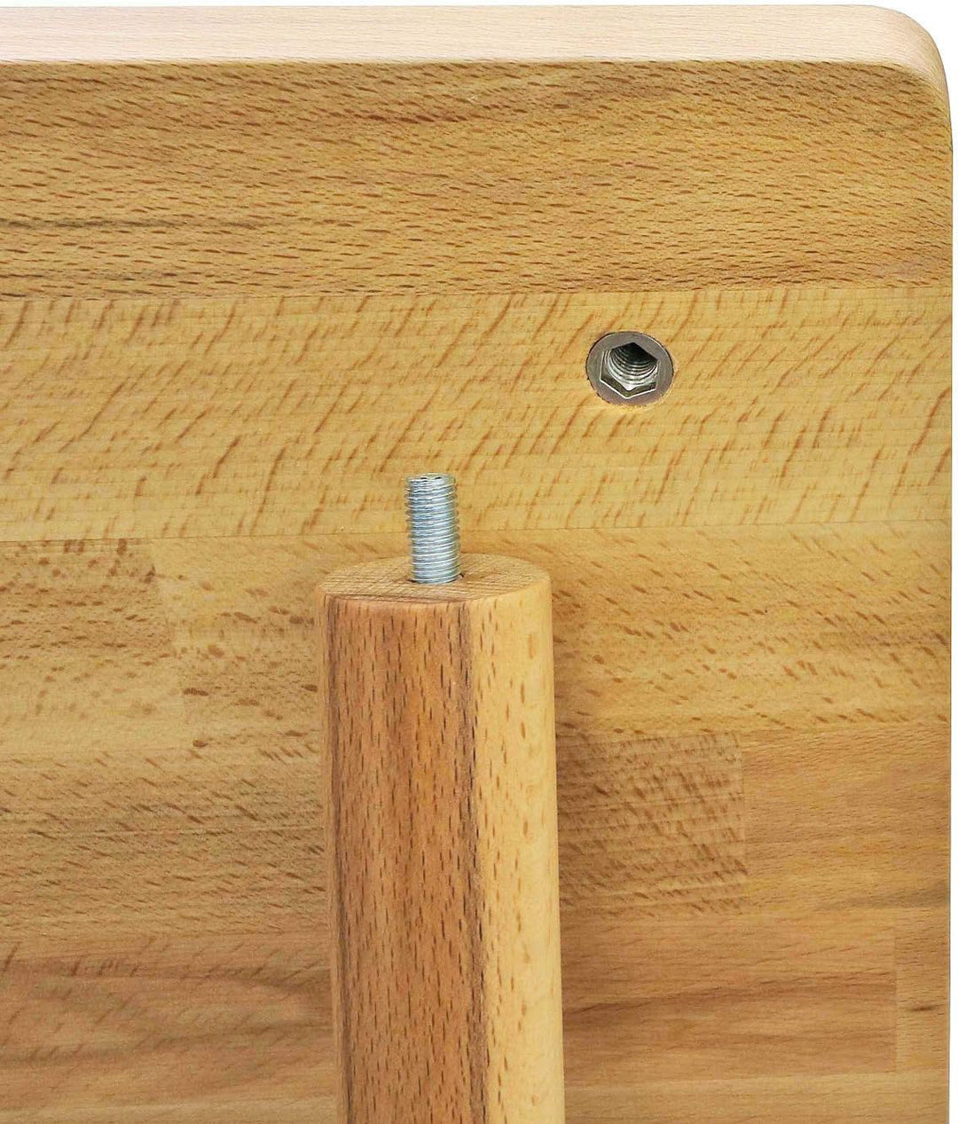 Betten-ABC Bubema Kindertisch Kinderzimmer-Tisch aus massiver Kernbuche Natur geölt, extra stabil Ti