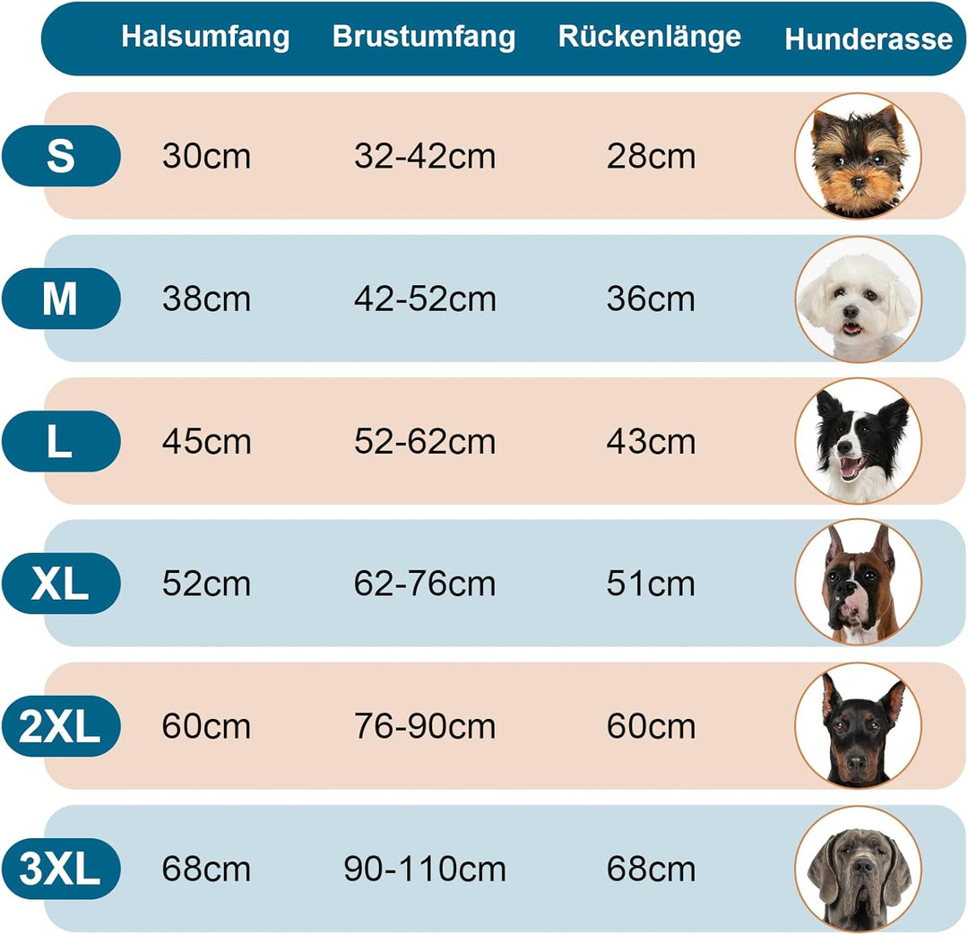 Hund Mantel S, Hunde Wintermantel mit Hohem Kragen, Wintermantel Hund für Kleine Hunde, Hundejacke f