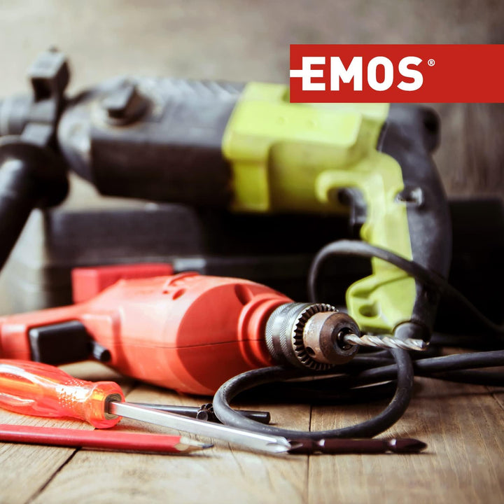 EMOS S03430 Bügeleisen-Anschlussleitung, 3m Zuleitungskabel/Anschlusskabel/Schuko Bügeleisenkabel au