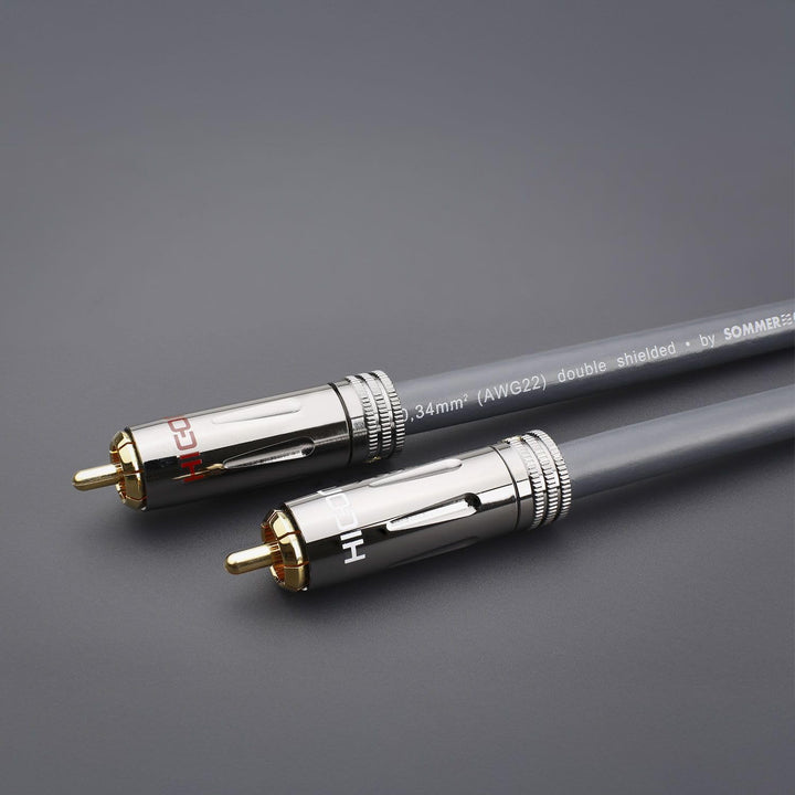 HICON 50cm Stereo NF- Phonokabel SC- Stratos by SOMMER CABLE Referenz- Cinchkabel 0,34 mm² 0,5m - ST