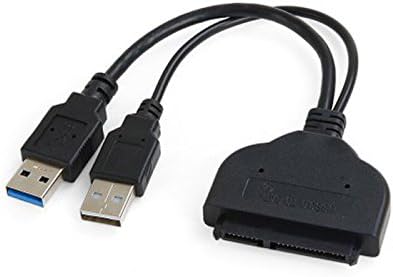 chenyang CFast Kartenleser CFast SSD auf 22Pin SATA Adapter mit SATA auf USB 3.0 Daten Netzkabel CFa