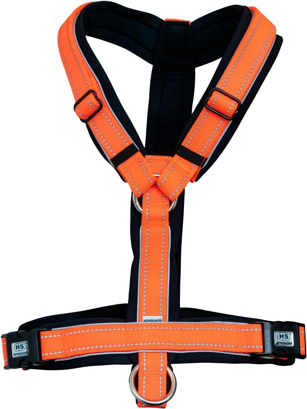 Sprenger Y-Geschirr reflektierend I gepolstert mit weichem strapazierfähigen Neopren I fellschonend