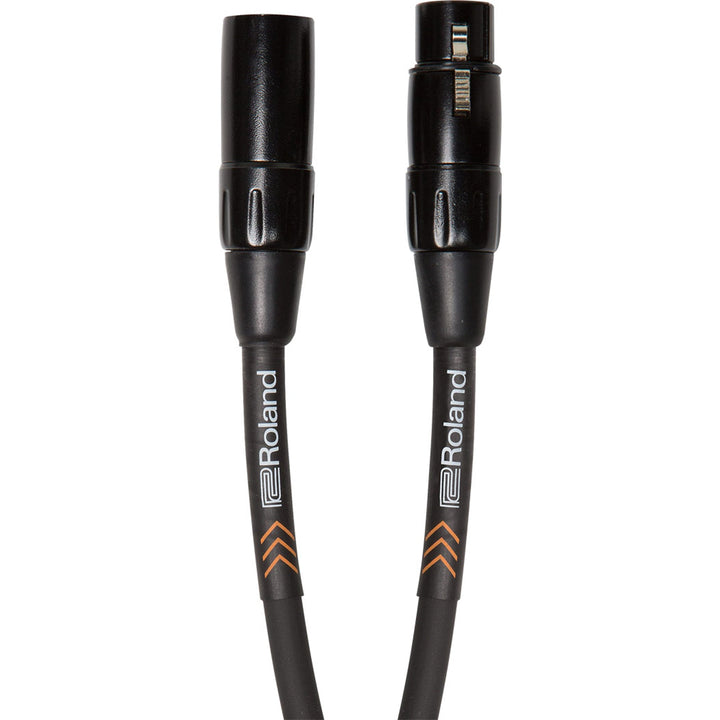 Roland Black-Serie symmetrisches Mikrofonkabel, Länge: 1,5m – RMC-B5, schwarz, 1.5 meters 1.5 Meters