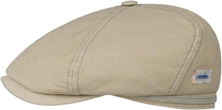 STETSON Herren Hatteras Tyrolean Loden Zeitungskappe 54-55 beige, 54-55 beige