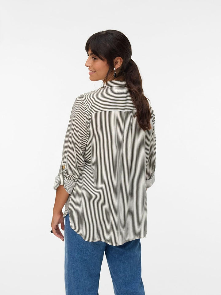 Vero Moda Female Hemd VMCBUMPY Hemd 44 Grosse Grössen Snow White, 44 Große Größen Sno