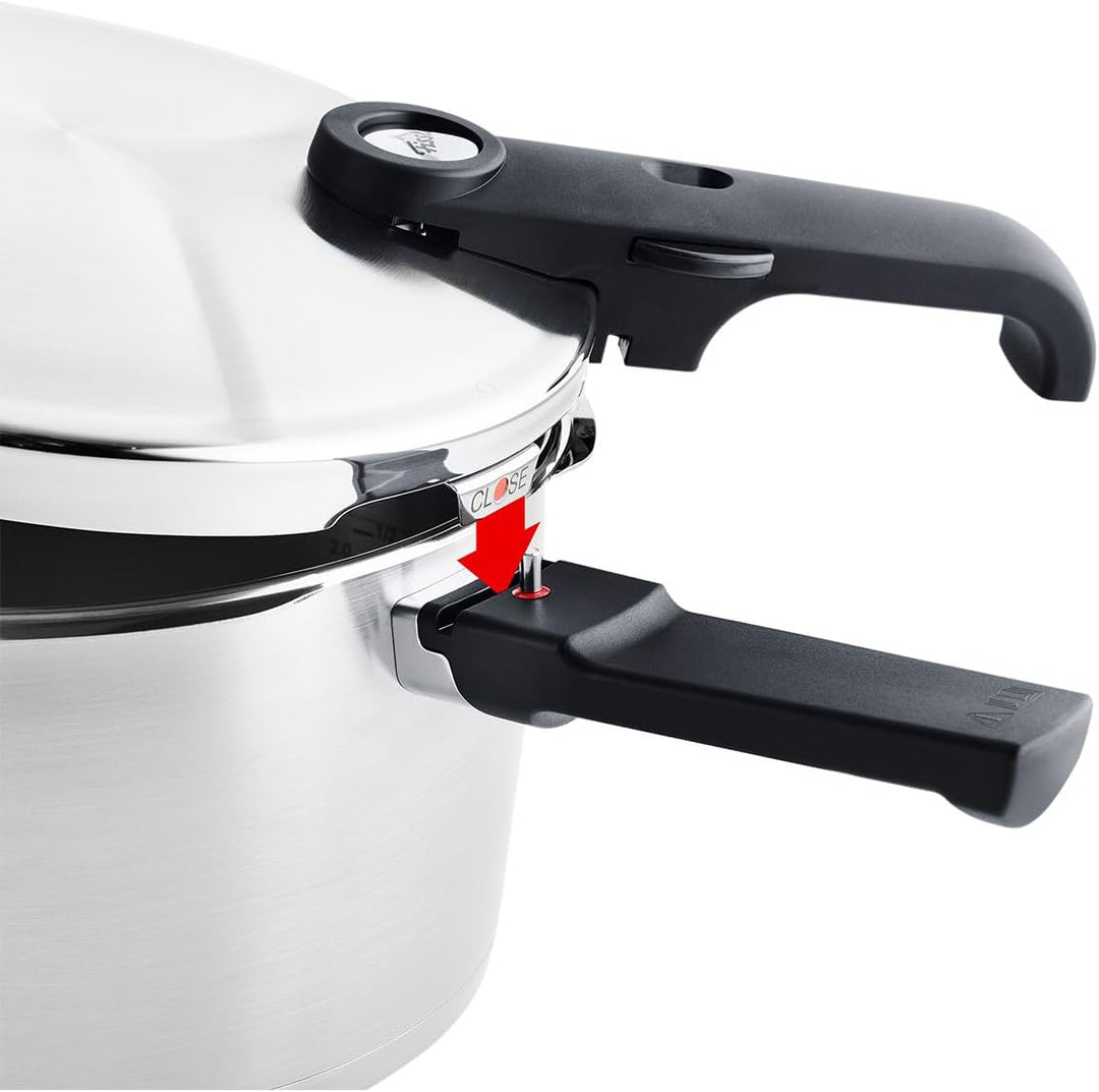 Fissler Vitavit Premium / Schnellkochtopf (3,5 L, Ø 22 cm) Edelstahl-Dampfkochtopf,4-Garstufen, inkl