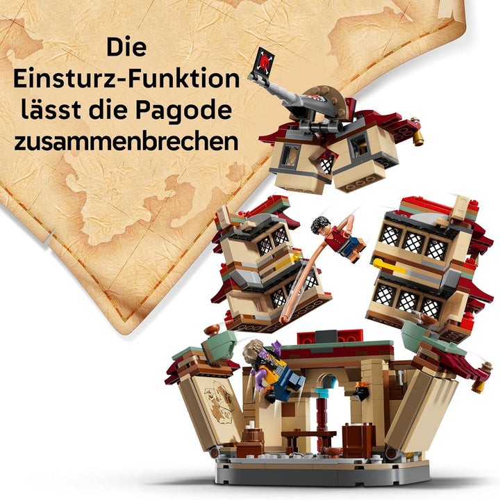 LEGO ONE Piece - Showdown im Arlong Park - Interaktives Spielzeug mit 5 Minifiguren - Ruffy & Nami s