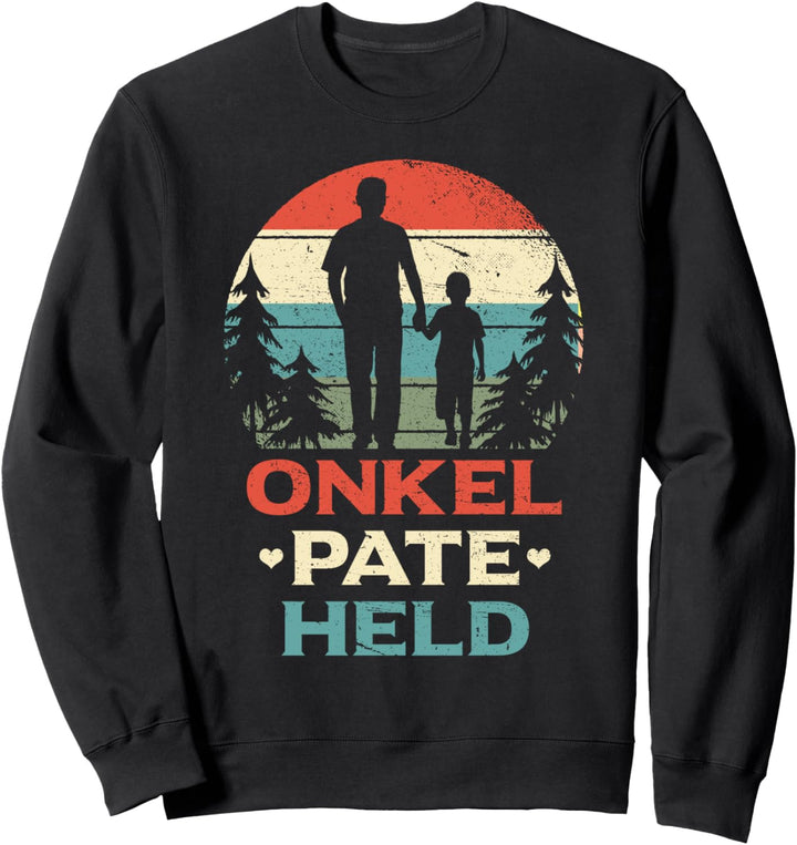 Herren Onkel Pate Held Patenonkel Taufpate Sweatshirt