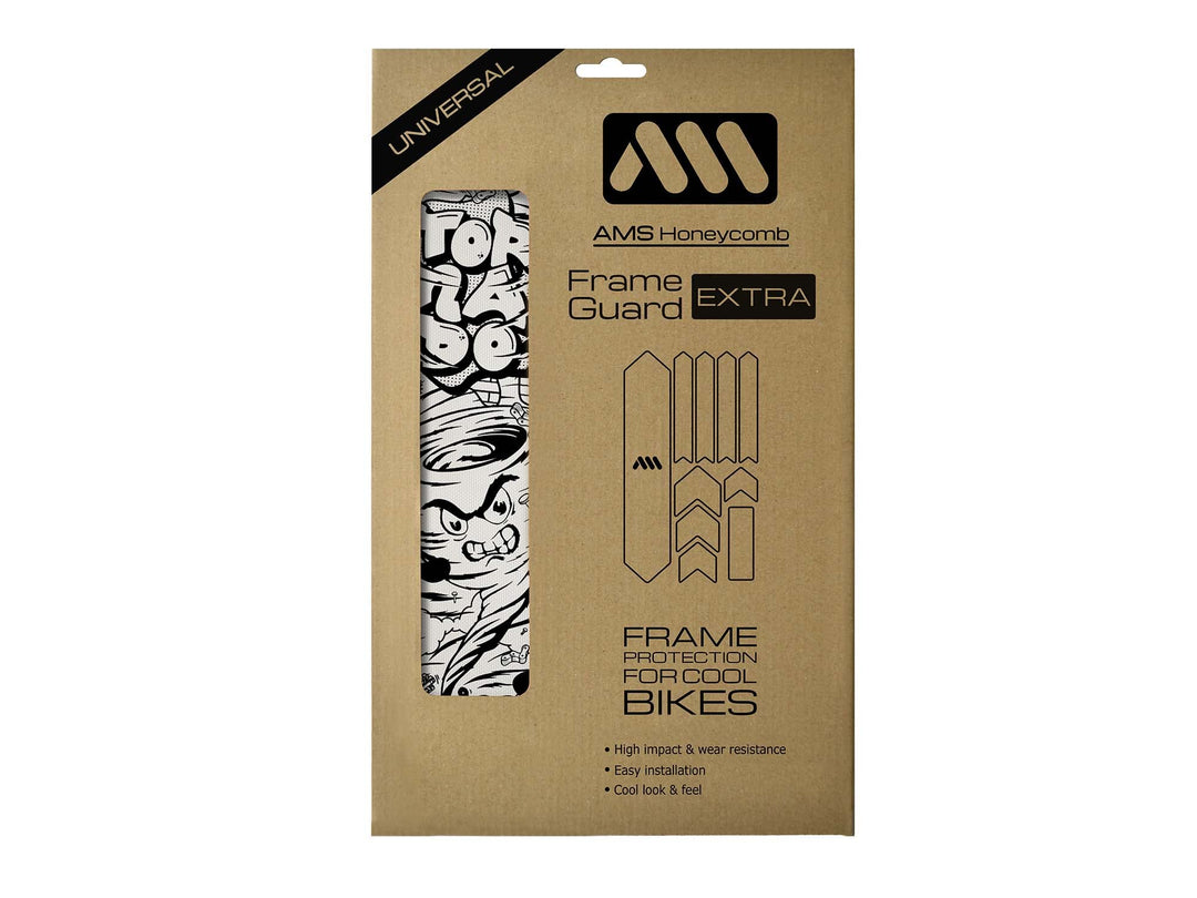 All Mountain Style AMS High Impact Rahmenschutz extra halbtransparent - schützt Ihr Fahrrad vor Krat