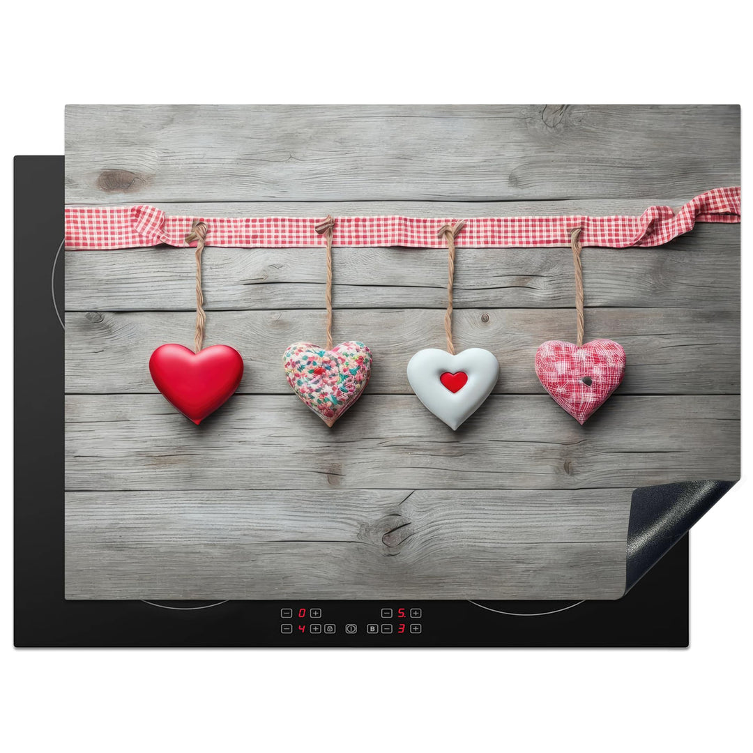 KitchenYeah© Herdabdeckplatte Einteilig Ceranfeld Abdeckplatte für | 71x52 cm - Induktionsschutz Cer
