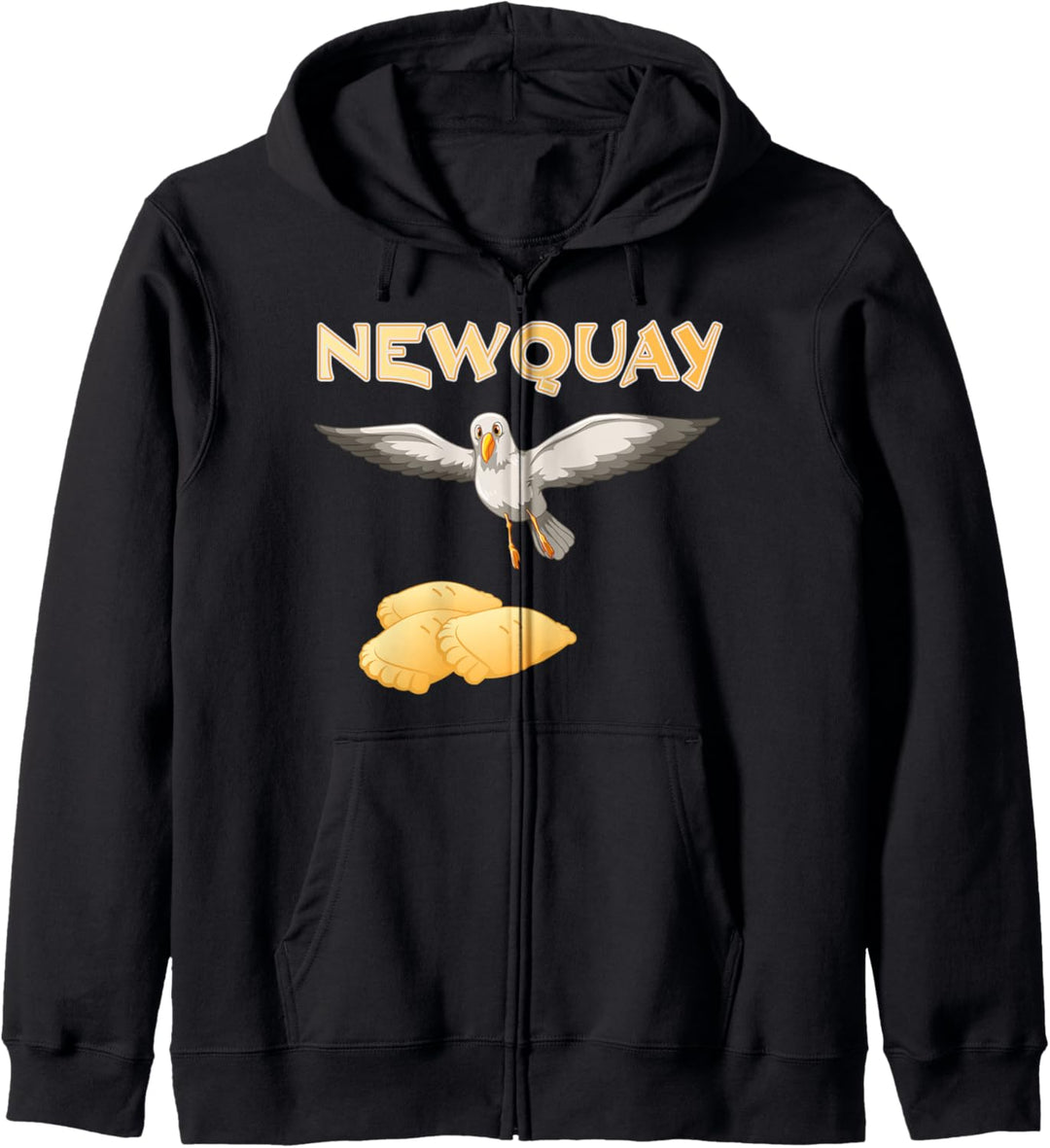 Newquay Seagull, Cornwall Pasty Cornwall Fun Kapuzenjacke