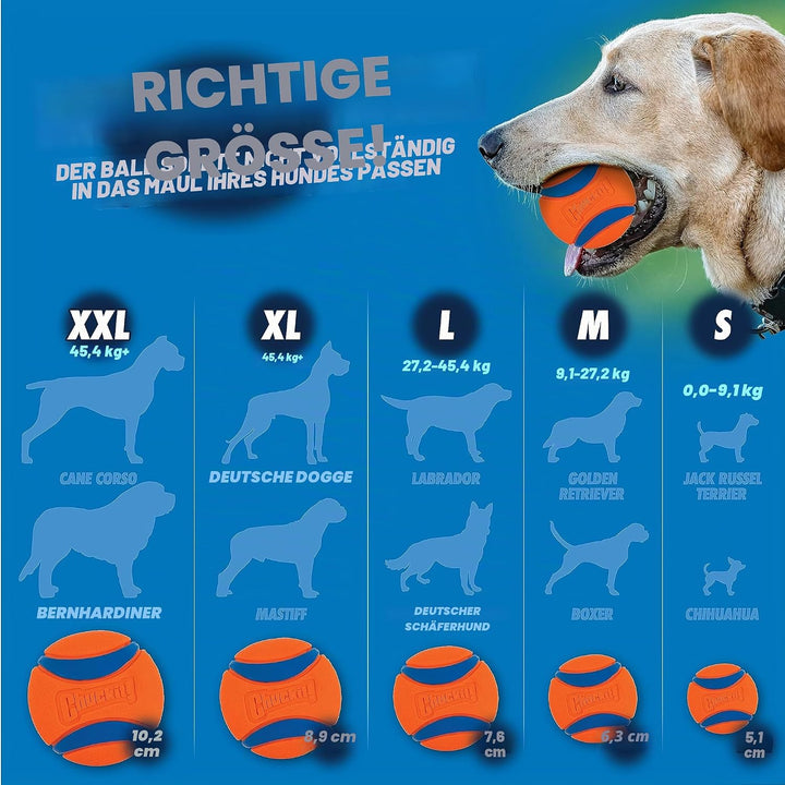 Schmeiss es! Pro 26XL Dog Ball Launcher Fetch Hundespielzeug Ballwerfer mit XL-Tennisball, 66 cm Ver