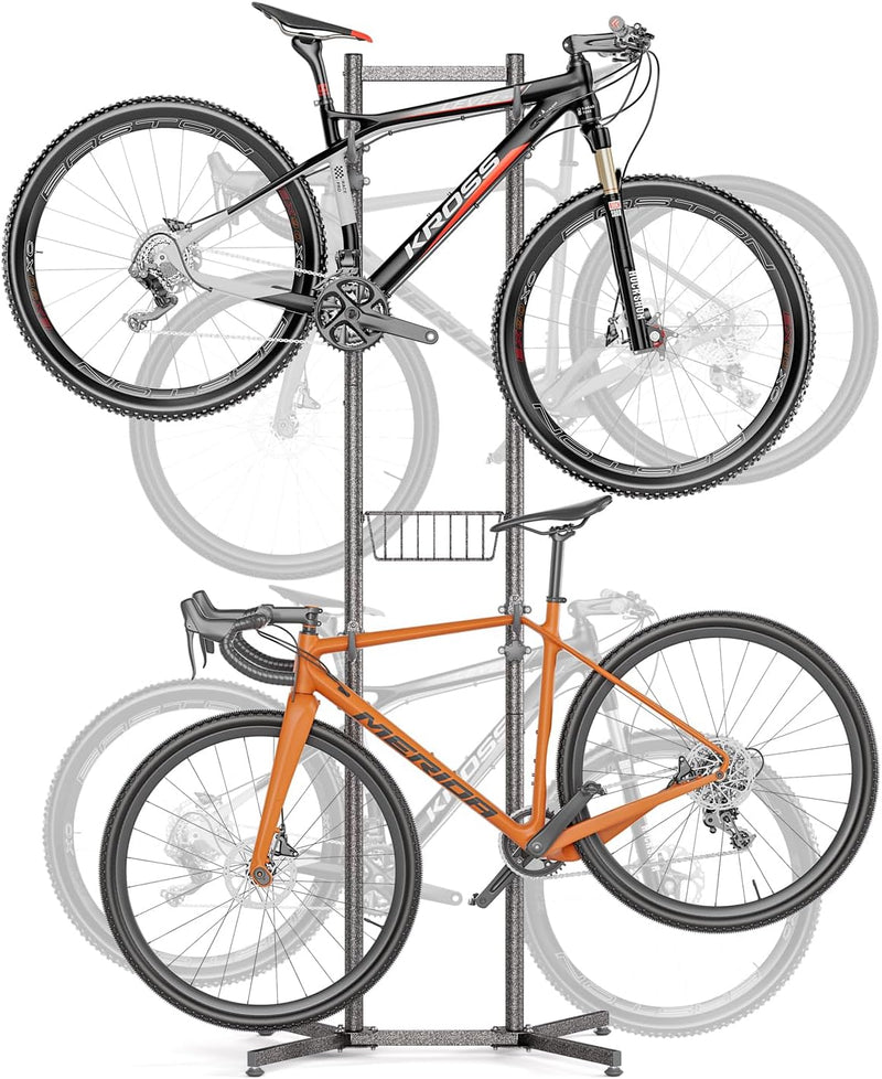 CXWXC Fahrradständer Boden Für 4 Fahrräder Belastbar bis 50kg/110 Pound Fahrrad Ständer Halter Indoo