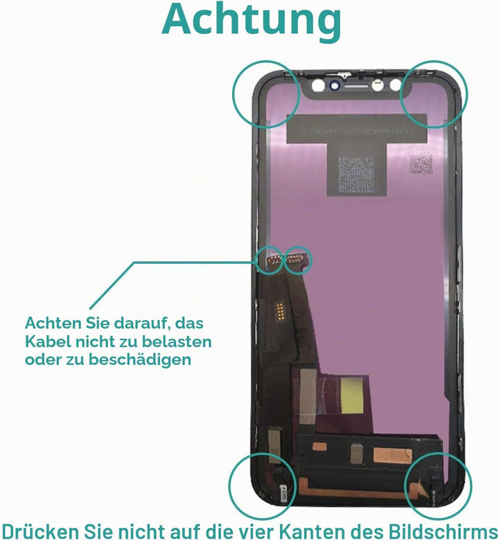 Hoonyer iPhone 11 Display with 3D Touch Function and Digitizer and Repair Kit (iPhone 11 Display), i