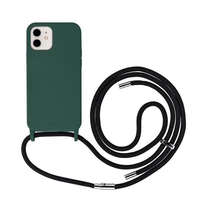 Artwizz HangOn Case geeignet für iPhone 12/12 PRO (6.1') - Elastische Schutzhülle aus Silikon als Ha