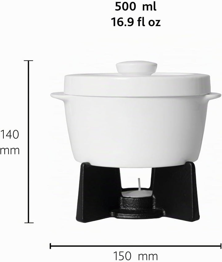 Boska Cheese Baker, Käse-Backform-Set perfekt für einen Camembert, 4-teilig, 154x130x145 mm 14.3 x 1