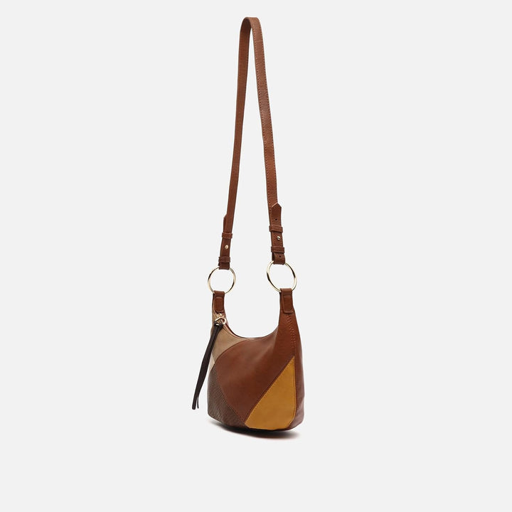 MISAKO Abeyi Kleine Umhängetasche mit Patchwork-Print Damen - Abeyi Mehrfarbig 17x30x8cm, Abeyi Mehr