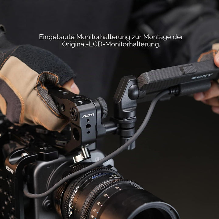 Tilta Oberer Griff kompatibel mit Sony FX6 Schuhhalterung für Videokamera, LED-Lichter, Mikrofone ES