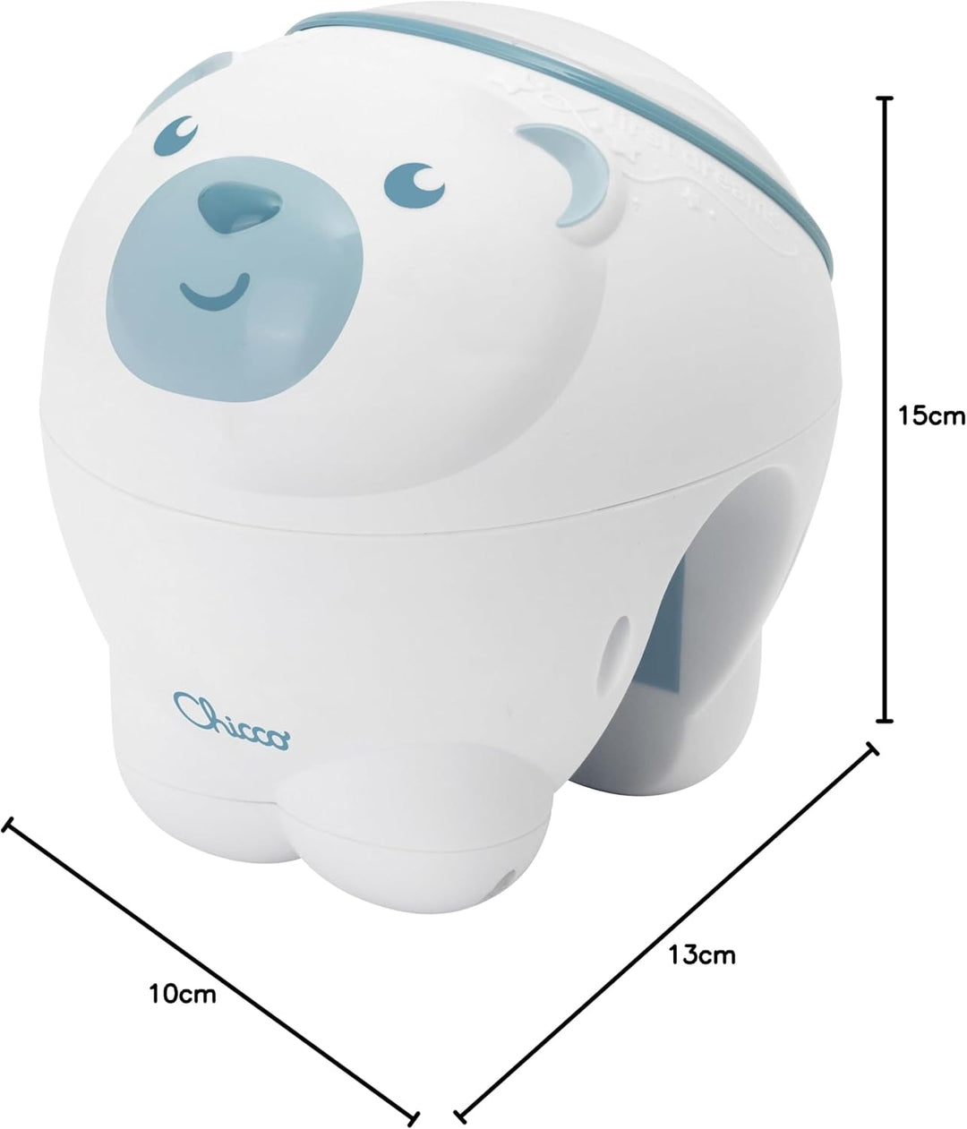 Chicco First Dreams Eisbär Projektor, 2in1 Wiege und Bett Projektor, Kinder Nachtlicht, Aurora Borea