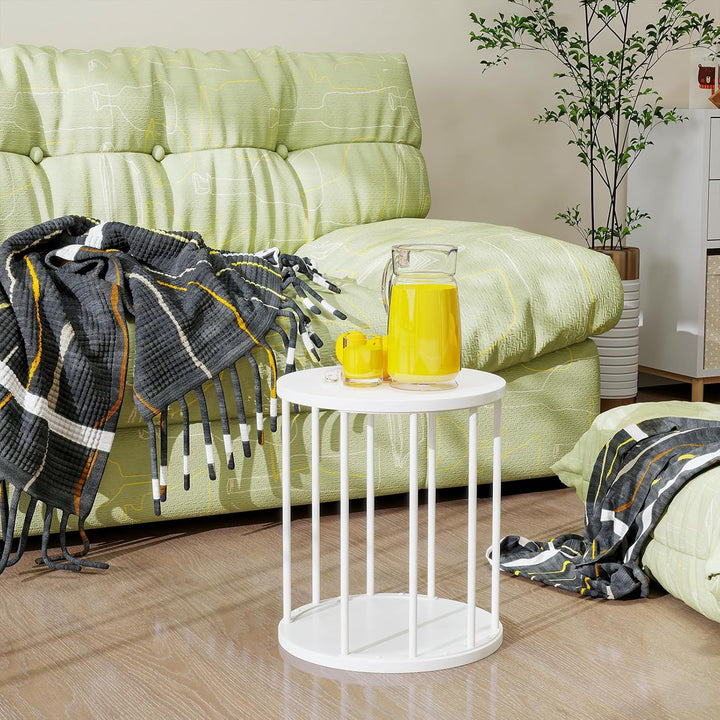 HDANI Rund Pflanzenständer Metall 35cm,Solider und Robuster Blumenständer für Wohnzimmer, Garten,Bal